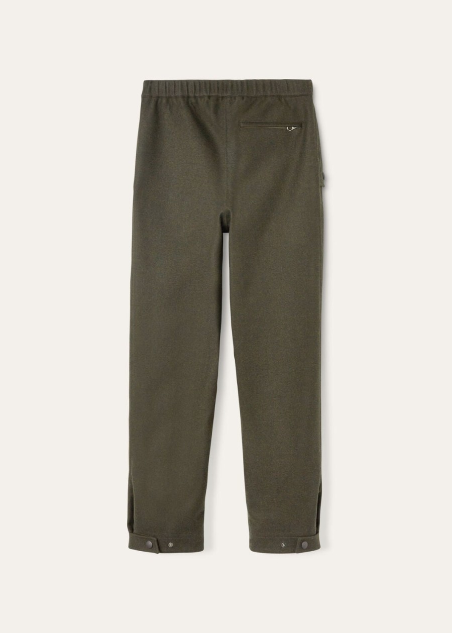 spodnie mees wool virgin charcoal shadow