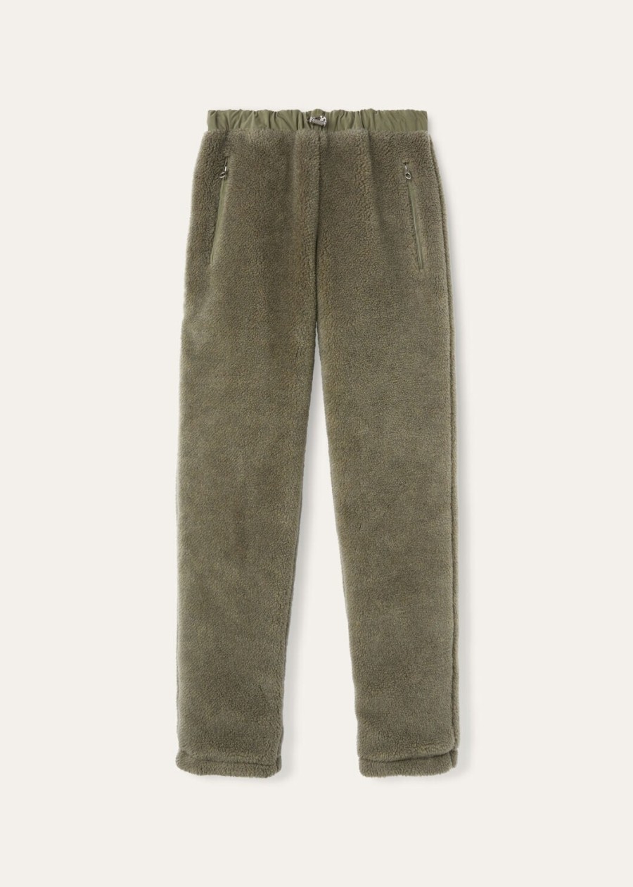 spodnie qualba silk cashmere - rain system tundra moss