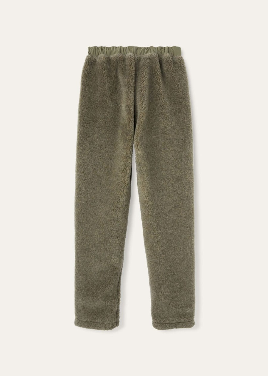 spodnie qualba silk cashmere - rain system tundra moss