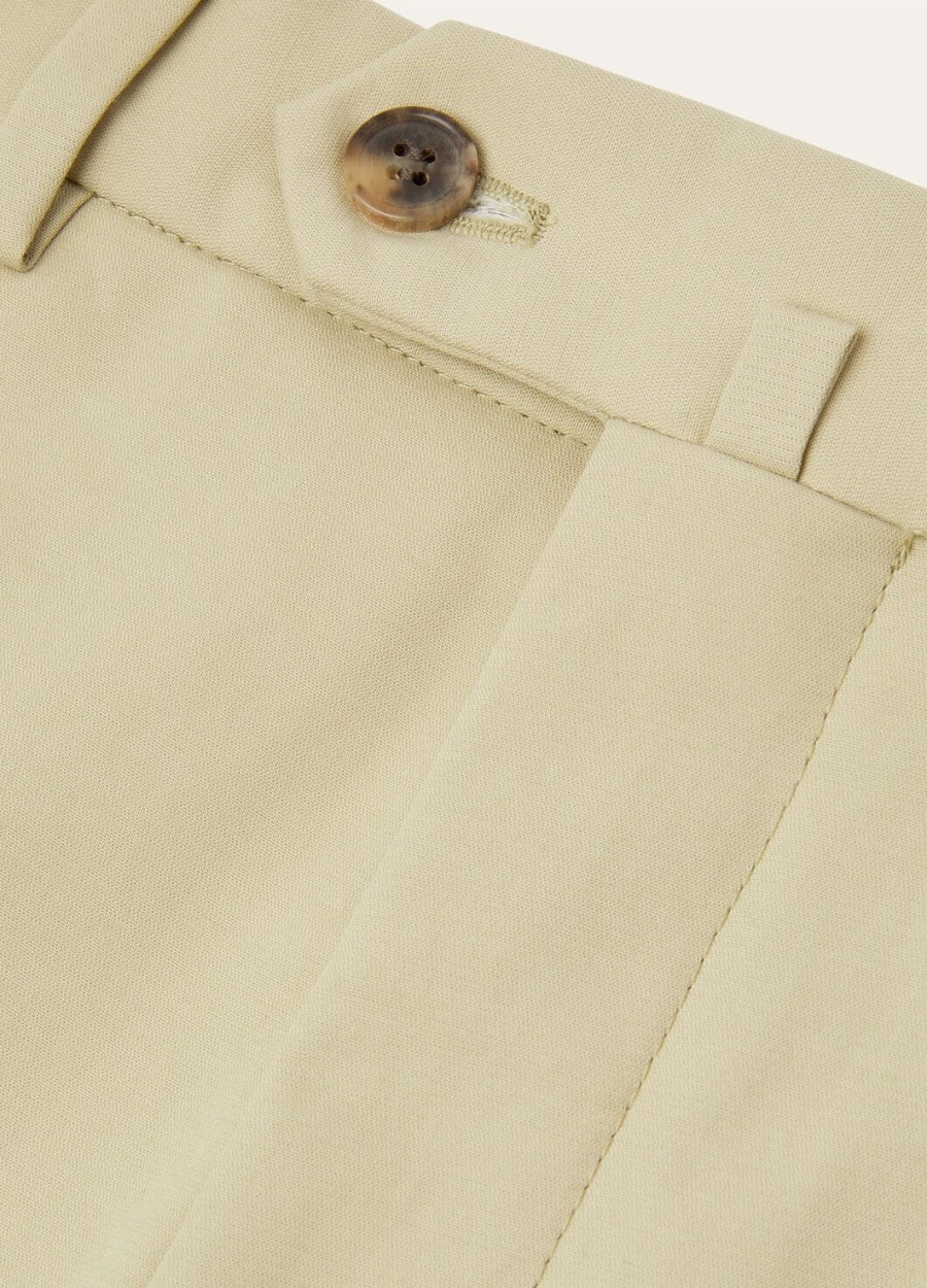 spodnie carlo cotton lunar olivine
