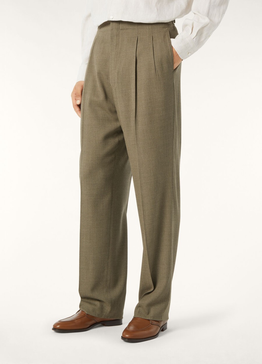 spodnie termiczne joetsu virgin wool mud