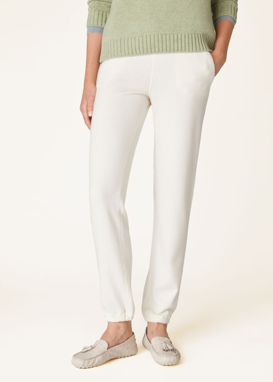 spodnie merano baby cashmere white titanium