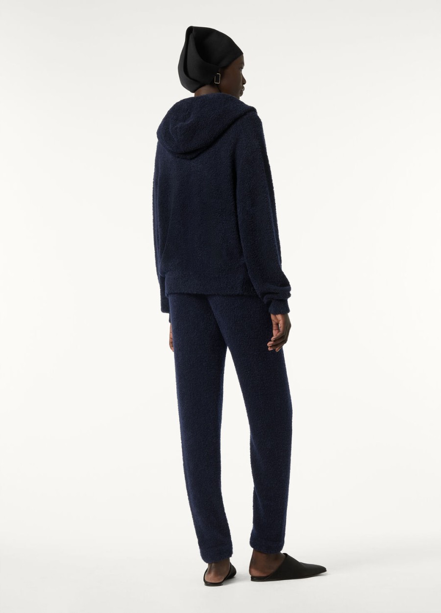 spodnie pella silk cashmere classic blue