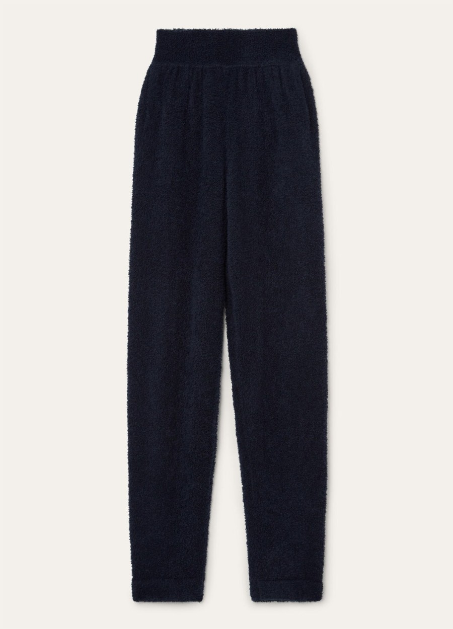 spodnie pella silk cashmere classic blue