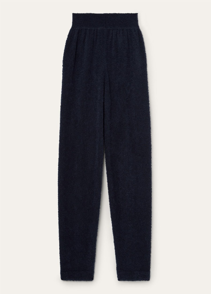 spodnie pella silk cashmere classic blue