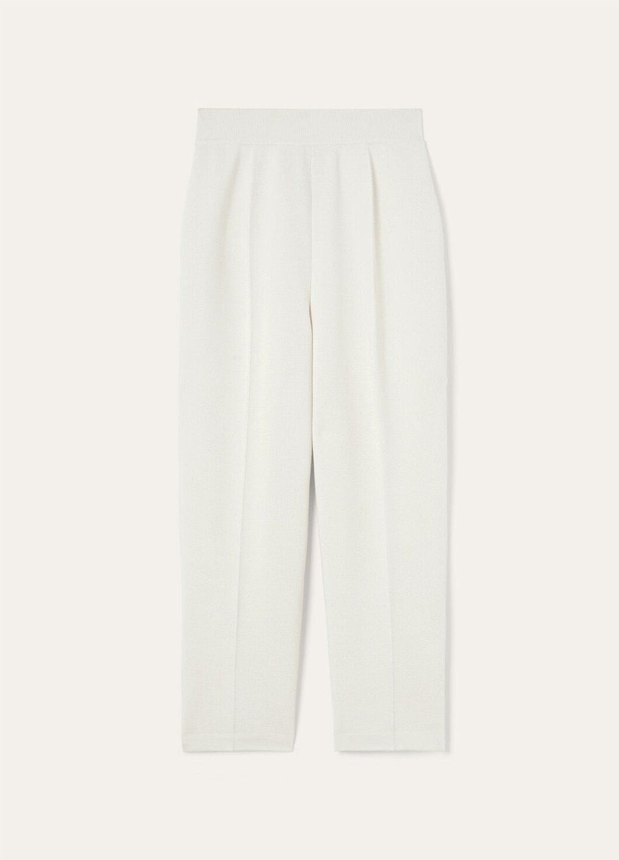 spodnie siena cotton silk thrush