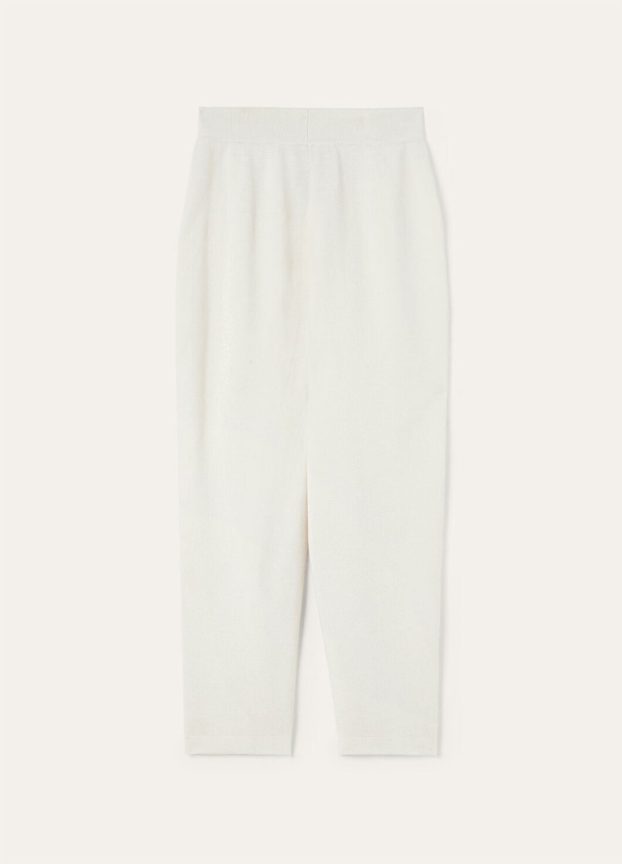 spodnie siena cotton silk thrush