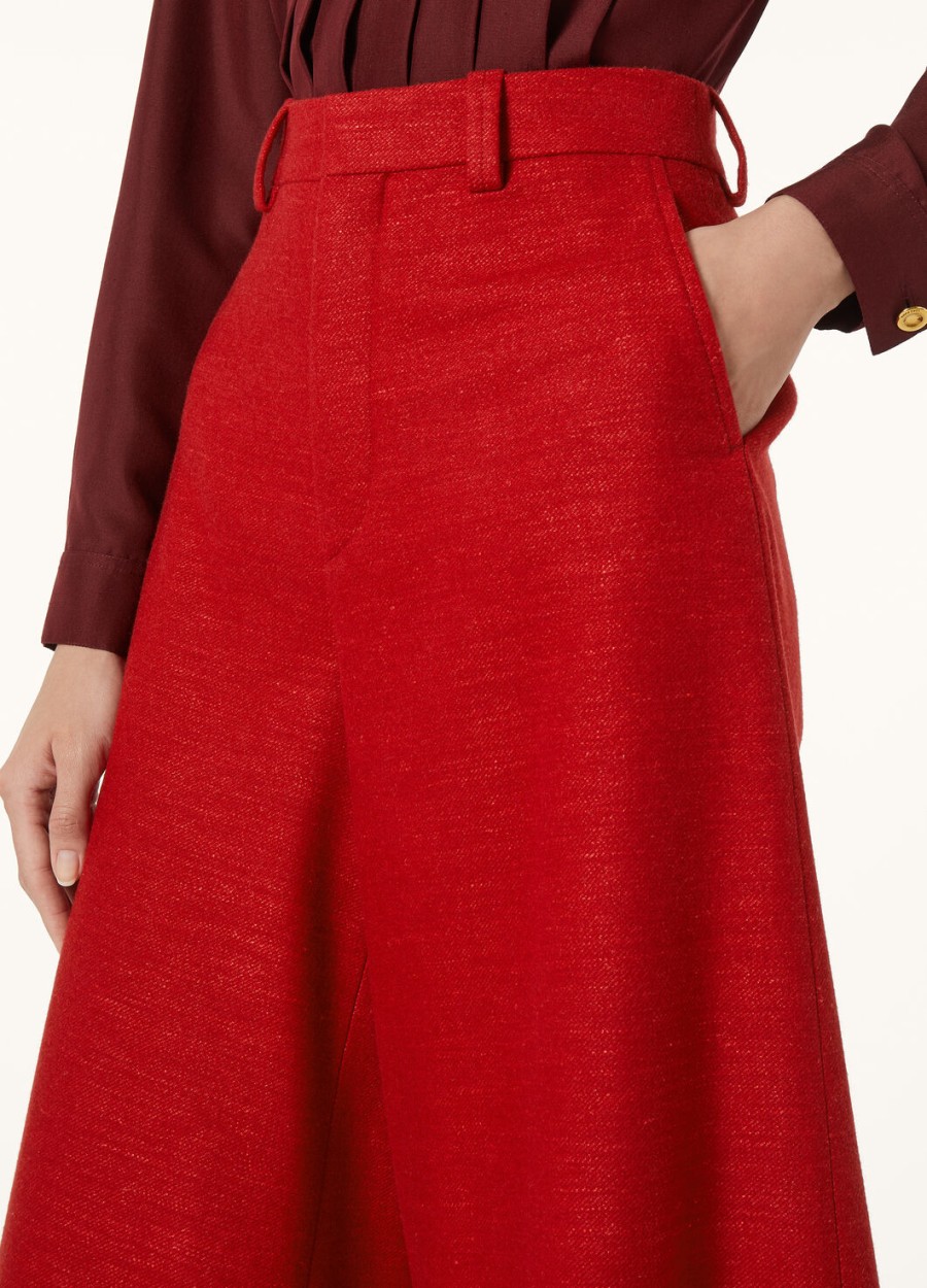szorty bermudy drake cashmere wool red apple