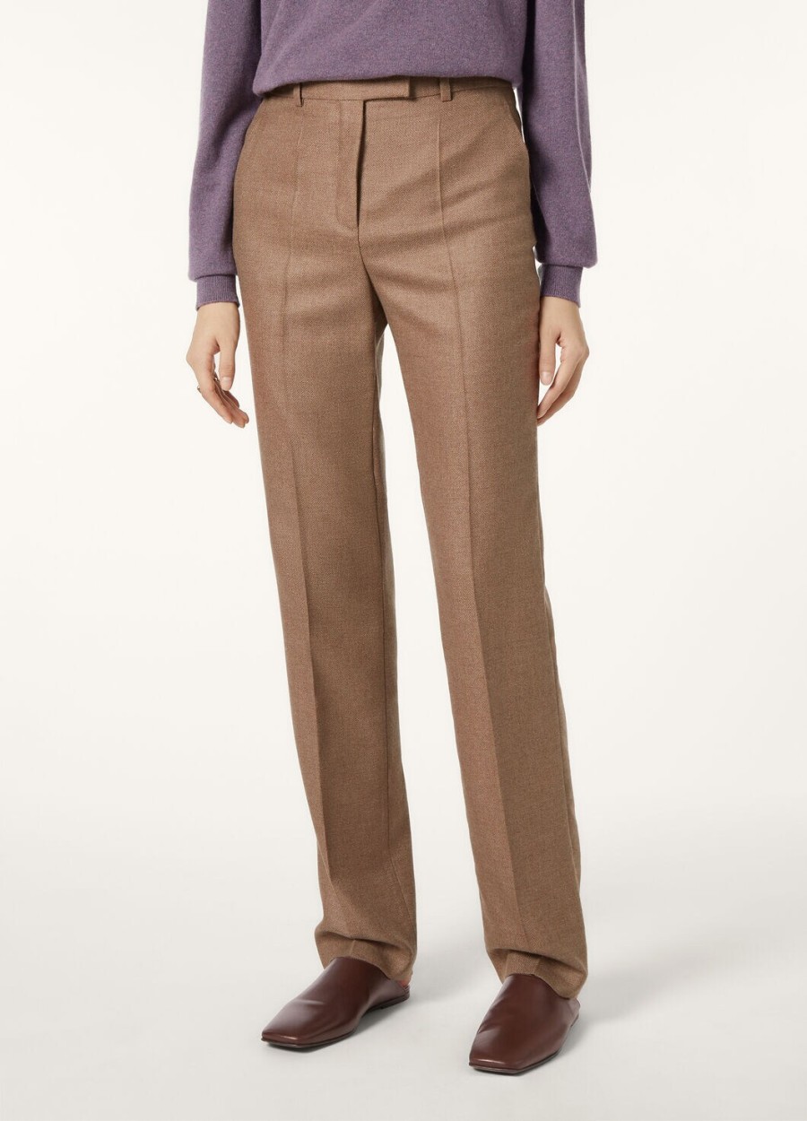 spodnie davey silk wool frisone horse