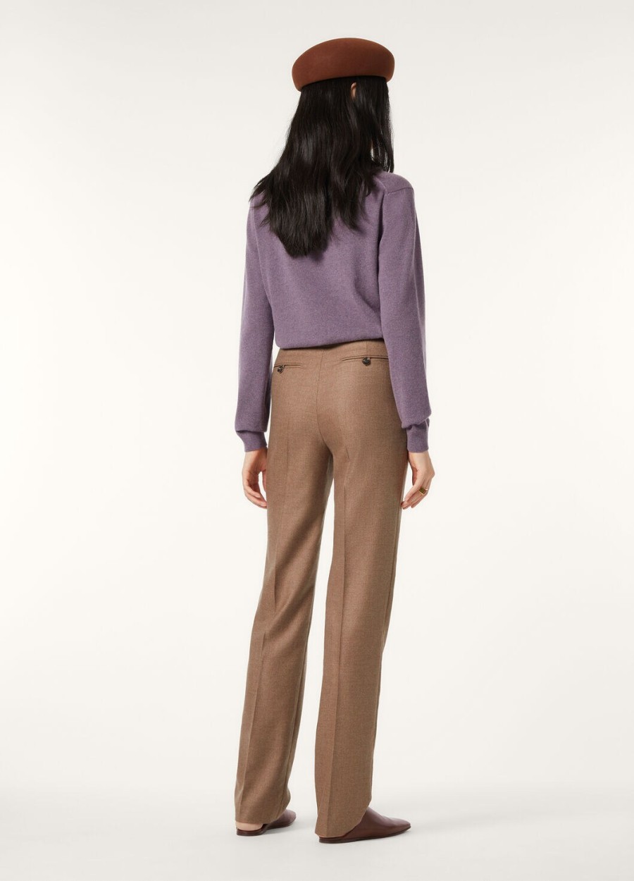 spodnie davey silk wool frisone horse