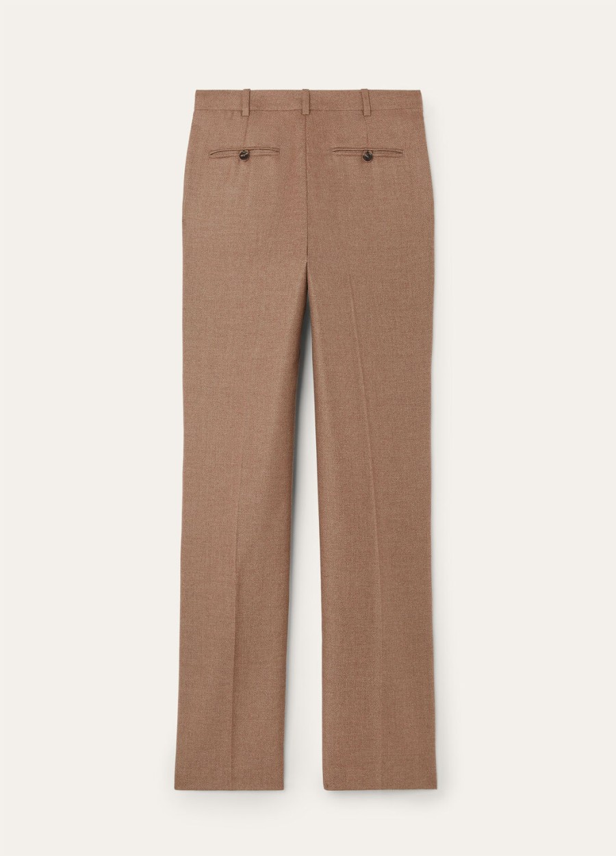 spodnie davey silk wool frisone horse