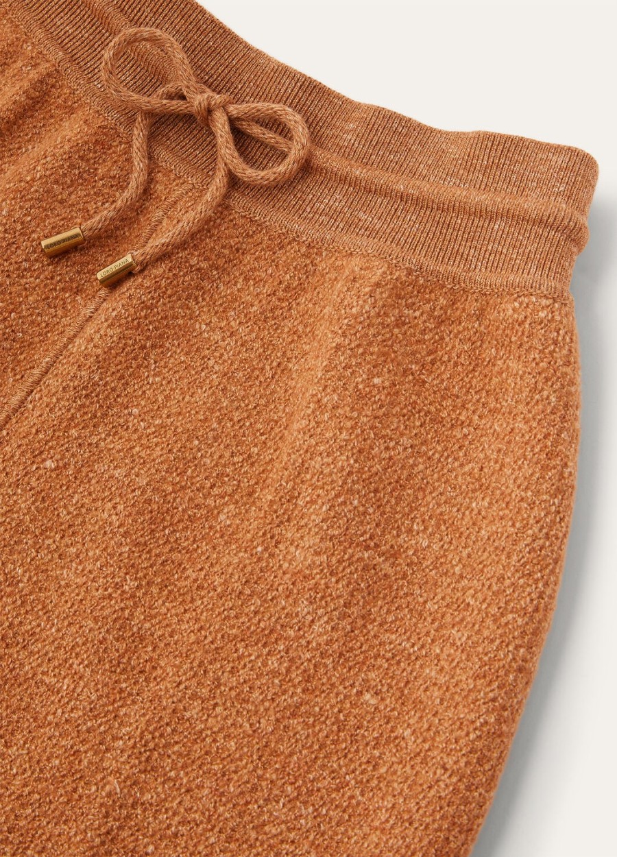 spodnie cellina silk z dziewiczej wełny w kolorze ciasta daktylowego